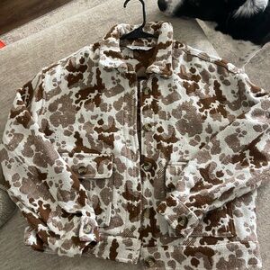 Sonoma Brown and Cream Patterned Jacket